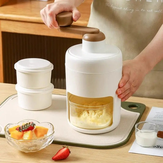 Manual Ice Crusher - Perfect for Homemade Slushies and Shaved Ice