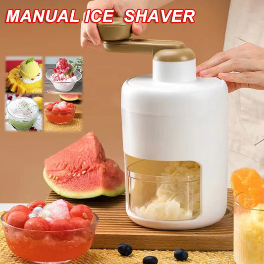Manual Ice Crusher - Perfect for Homemade Slushies and Shaved Ice
